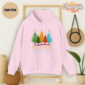 Hoodie Merry And Bright Light