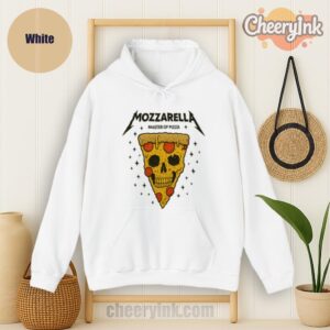 Hoodie Mozzarella Masters White