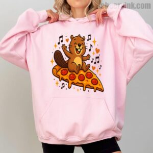 Hoodie Pizza Beaver Party 2