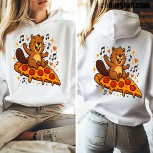 Hoodie Pizza Beaver Party 5
