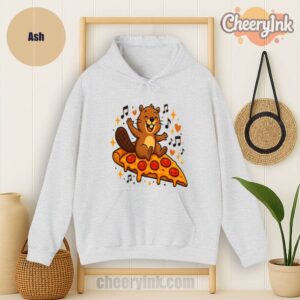 Hoodie Pizza Beaver Party