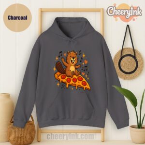 Hoodie Pizza Beaver Party