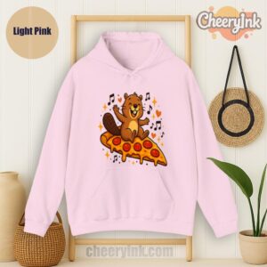 Hoodie Pizza Beaver Party Light
