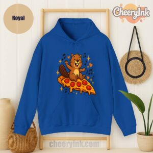 Hoodie Pizza Beaver Party