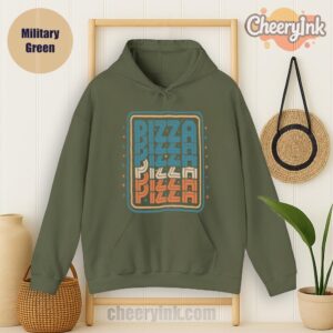 Hoodie Pizza Military