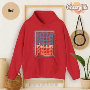Hoodie Pizza Red