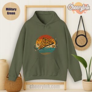Hoodie Pizza Slice Military