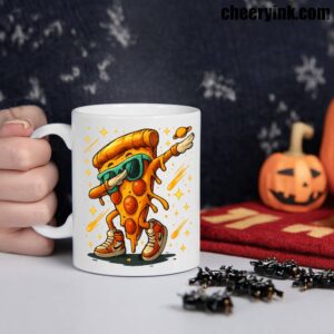 Mug Dabbing Pizza Slice 1