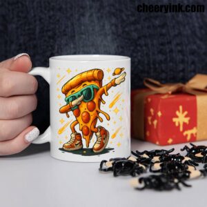 Mug Dabbing Pizza Slice 2