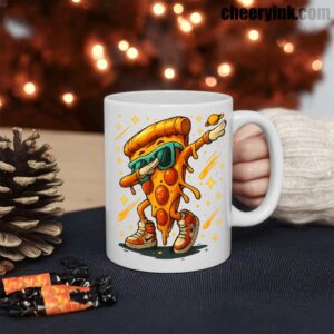 Dabbing Pizza Slice Mug