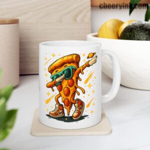 Mug Dabbing Pizza Slice 9