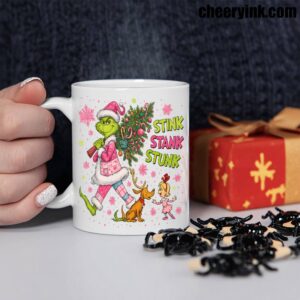 Mug Green Monster Christmas 2