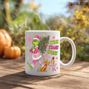 Mug Green Monster Christmas 4