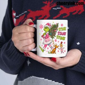 Mug Green Monster Christmas 5