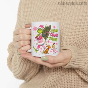 Mug Green Monster Christmas 6