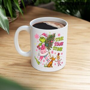 Mug Green Monster Christmas 8