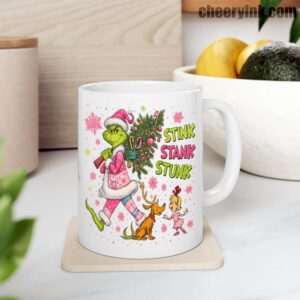 Mug Green Monster Christmas 9