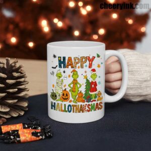 Happy Hallothanksmas Mug