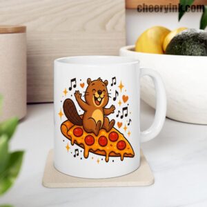 Mug Pizza Beaver Party 9 Mug