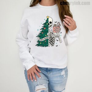 Sweatshirt Christmas Skeleton 1