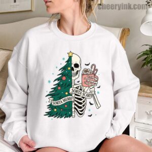 Sweatshirt Christmas Skeleton 12