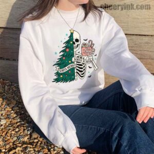 Sweatshirt Christmas Skeleton 14