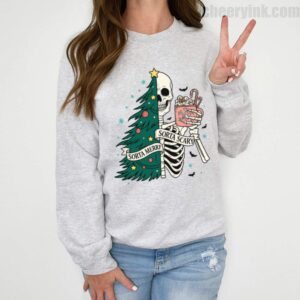 Sweatshirt Christmas Skeleton 2 Sweatshirt