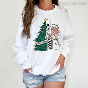 Sweatshirt Christmas Skeleton 3