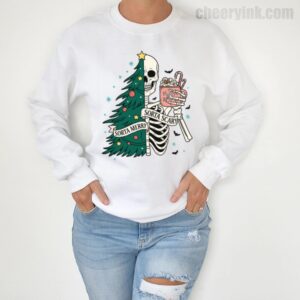 Sweatshirt Christmas Skeleton 4