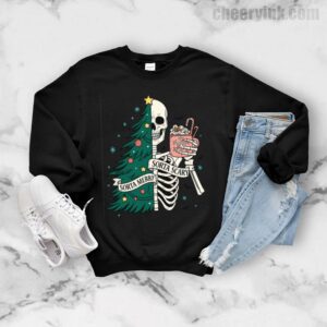 Sweatshirt Christmas Skeleton 7