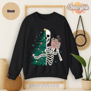 Sweatshirt Christmas Skeleton
