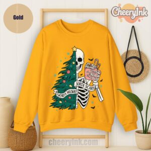 Sweatshirt Christmas Skeleton