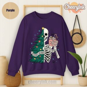 Sweatshirt Christmas Skeleton
