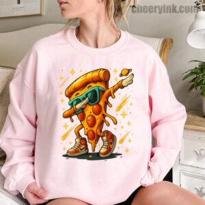 Sweatshirt Dabbing Pizza Slice 11