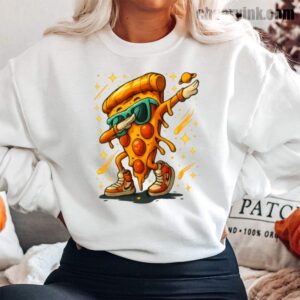 Sweatshirt Dabbing Pizza Slice 13
