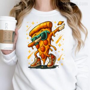 Sweatshirt Dabbing Pizza Slice 17