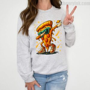 Dabbing Pizza Slice Sweatshirt