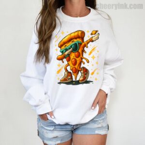Sweatshirt Dabbing Pizza Slice 3