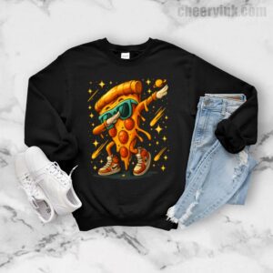 Sweatshirt Dabbing Pizza Slice 7