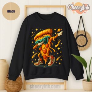 Sweatshirt Dabbing Pizza Slice