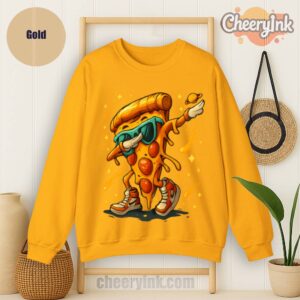 Sweatshirt Dabbing Pizza Slice