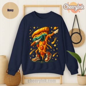Sweatshirt Dabbing Pizza Slice