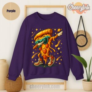 Sweatshirt Dabbing Pizza Slice