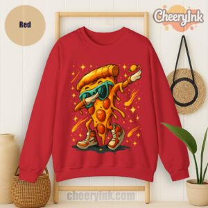 Sweatshirt Dabbing Pizza Slice