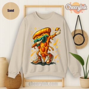 Sweatshirt Dabbing Pizza Slice
