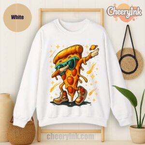 Sweatshirt Dabbing Pizza Slice