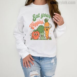 Sweatshirt Eat Your Veggies 1