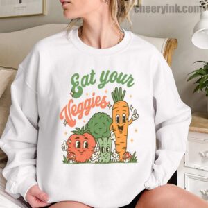 Sweatshirt Eat Your Veggies 12