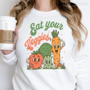 Sweatshirt Eat Your Veggies 17