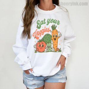 Sweatshirt Eat Your Veggies 3